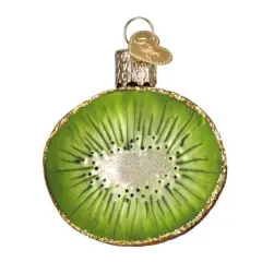 Old World Christmas 2.25 In Kiwi Christmas Tree Ornament , Ornament FruitGooseberry Green