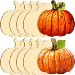 Unfinished Blank Wooden Ornaments