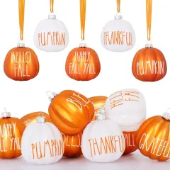 Fall Tree Ornaments Set 18 PCS
