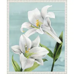 Peaceful Lilies I by Grace Popp Framed Canvas Wall Art
