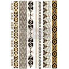 DecorTransfers&reg;-ExoticBorders-totalsheetsize24x35,cutinto2sheets rub-ons