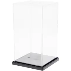 ExpoCase Plastic Folding Display Cover for Dolls, 6.5" W x 6.5" D x 12.125" H