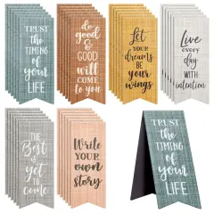 36-Pack Inspirational Magnetic Bookmarks for Women with Motivational Quotes, Bulk Magnet Page Clips for Students, Teachers, Office, Reading, 6 Designs (2.5x1 in) Multicolor