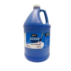Sax Versatemp Heavy-Bodied Tempera Paint, 1 Gallon, Primary Blue
