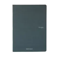 Fabriano Ecoqua Original Saddle-Stitched Notebook, Size A5, 40 Sheets, 5.8" x 8.3" Dark Green
