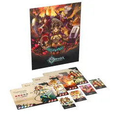 Middara: Art Book Vol. 1 - Game Expansion Pack, 100 Pages Of Sketches & Illustrations, 4 Alt Art Character Cards, 4 Initiative Cards, RPG Accessories