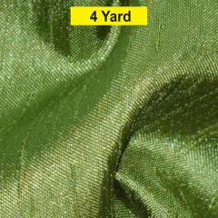 Shantung Satin Fabric Satin Dupioni Silk for Apparel and Garments 60" Wide Dark Lime