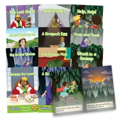 Junior Learning: The Beanies Diversity - Phase 4 - Hi-Lo Decodables, 12 Book Set, Blends Sounds, Week-By-Week Progression, Kids Reading Development