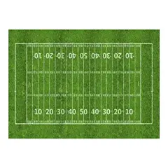 Football Field Edible Icing Image Cake Topper (1/4 Sheet)