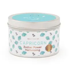 Magnificent 101 Capricorn Zodiac Sign Candle &ndash; Choose Your Birthdate &ndash; Great Holiday Gifts for Horoscope and Astrology Fans &ndash; Scented Soy Wax in 6 oz Tin Holder Ideal for Men&rsquo;s and Women&rsquo;s D&eacute;cor Style Multicolor