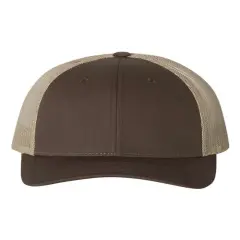 Richardson&reg; Low Pro Trucker Cap Brown/ Khaki