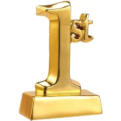 1st Place Trophy - Gold Award Trophy for Sports Tournaments, Competitions, Parties, 5.5 x 3.5 x 1.75 Inches