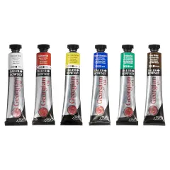 Daler-Rowney Georgian Oil Paint Starter Set 6/Pkg-Assorted Colors