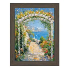 Weathered Black Wooden Grain Picture Frame 18x18 frame