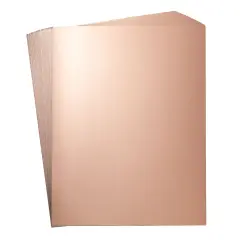 Foil Cardstock - 24-Pack Rose Gold Foil Metallic Mirror Board Sheets for Arts and Crafts, 8.5 x 11 Inches, 350gsm Letter Sized Poster Board, Scrapbook Paper, DIY Card, Invitation Supplies Pink