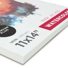 artPOP! Watercolor Paper Pads, 2-Pack, 9" x 12", 30 Sheets Each, 140 lb (300 gsm), Cold Press, Acid Free Heavyweight Tape Bound Pad for Wet Media, Watercolor Paint and Gouache