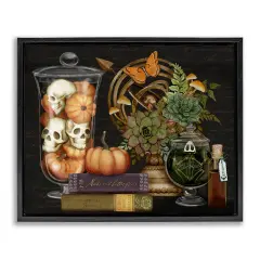 Stupell Industries Autumnal Dark Academia Floating Frame, design by Nicole Tamarin
