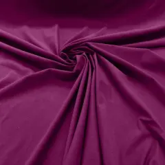 1 Yard Soft Stretch Knit for Apparel & DIY, Dark Magenta Cotton Jersey Spandex Knit Fabric 60" Width