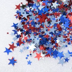 150 g Metallic Star Confetti Star Table Confetti Foil Star Patriotic Confetti