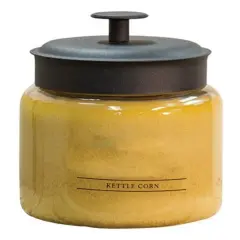 48oz Kettle Corn Candle in Glass Jar with Triple Wick and Lid