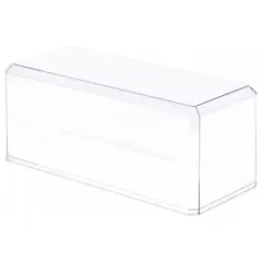 Pioneer Plastics 355C Clear Plastic Display Case for 1:18 Scale Cars, 13" W x 5.5" D x 5" H (Mailer Box)