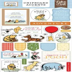 Echo Park Winnie The Pooh Chipboard Accent Stickers
