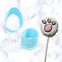 Easter Egg 3 in 1Cake PopFondant and Cookie Cutter