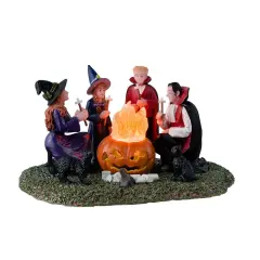 Lemax Spooky Town Halloween Village Accessory Monster Marshmallow Roast