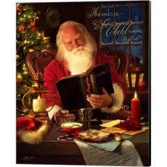 Santa by Jason Bullard 16" x 20" Canvas Wall Art