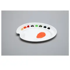 Mijello&reg; Ellipse-Small Acrylic Peel-Off Palette