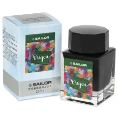 Sailor USA State Ink - Oregon, Green, 20 ml