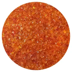 Wissmach Frit Medium Orange/Red Transparent 96-51 1Lb. Jar 96 COE