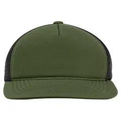 Big Accessories&reg; Bend Foam Trucker OLIVE/ BLACK
