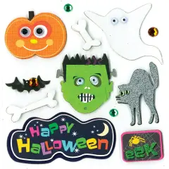 K & Company Happy Halloween Dimensional Stickers