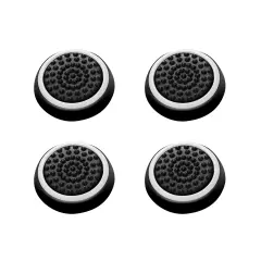 4 Pack Silicone Controller Thumb Grips for PS4 PS3 PS2 Xbox 360/ One Thumbsticks, Joysticks Cover Caps for Nintendo Switch Pro Controller, Black & White