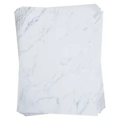 Decorative Marble Paper, Fancy Printer-Friendly Stationery for Resume, Certificate, and Menu (Letter Size, 8.5x11 Inches, 48 Sheets)