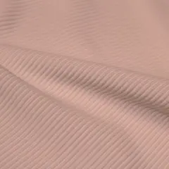 Ribbed Spandex Fabric Petal Dust