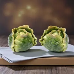 Handcrafted Ceramic Cabbage Salt and Pepper Shakers, Home D&eacute;cor, Gift for Her, Gift for Mom, Kitchen D&eacute;cor, Farmhouse D&eacute;cor