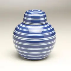 AA Importing 59956 Blue & White Ginger Jar