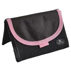 Running Buddy Unisex Running Fanny Pack - Men & Women | Walking, Traveling Waist Pack | Beltess, Chafe & Bounce Free | Water-Resistant & Magnetic Closure | L, XL, XXL | Black or Black & Pink