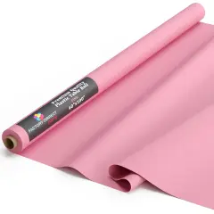 Exquisite Plastic Table Cover Roll &ndash; 40" x 100' Disposable Tablecloth Roll &ndash; Premium Thick 0.5 MIL Plastic Banquet Roll &ndash; Party Table Cover Roll for Events & Catering Pink