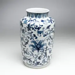 AA Importing 59700 Blue And White Vase