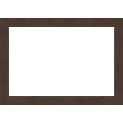 Wildwood Brown Framed Dry Erase Magnetic Board