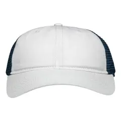 Sportsman&reg; Lo Pro Mesh Back Trucker Cap Breathable Classic Fit Chino White/ Navy