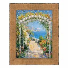 Wide Antique Gold Copper Bronze Picture Frame 12x15 frame