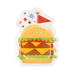 BURGER SHAPED PLATES
