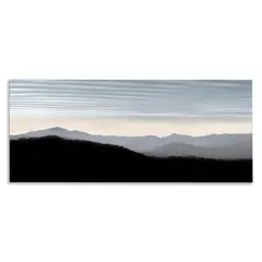 Stupell Industries Mountains with Rippled Sky Canvas Wall Art Design by Nicholas Bell