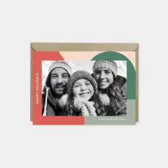Big Geo Holiday Photo Card XVIII