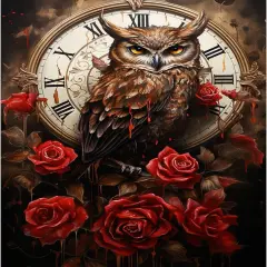 Bird Diamond Art Kits, Owl Diamond Art Kits for Adults 5D 12x16Inch/30x40cm