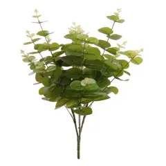 2PC 20" Eucalyptus Bush &ndash; 75 Lifelike Leaves, Realistic Texture, Spring Collection 2025
